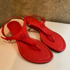 Michael Kors Vibrant Red Sandals